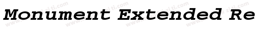 Monument Extended Re字体转换
